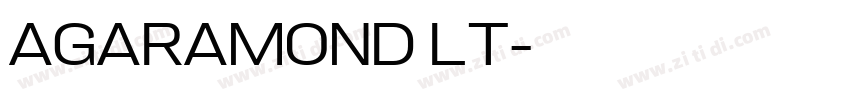 AGARAMOND LT字体转换